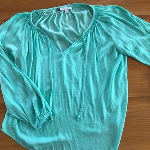 Light Blue J-Lo Blouse